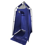 Ozark Trail 1-Room Camping Shower and Utility Tent, 1-Person Capacity, Blue
