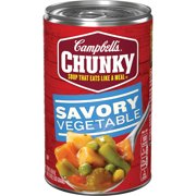 Campbell's Chunky Savory Vegetables Soup, 18.8 oz. Can (Pack of 6)