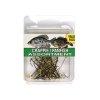 Eagle Claw SPCRPW Crappie Hook Assortment Clam, 46 Piece