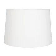 Mainstays 15" White Banded Round Drum Table Lamp Shade