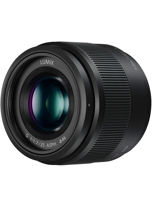 Panasonic 25mm F1.7 LUMIX G Lens H-H025K for Micro Four Thirds Mount Mirrorless Cameras