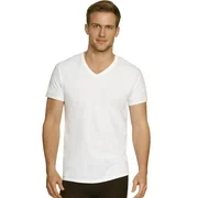 Yana 738994507938 Mens Ultimate Comfort Fit V-Neck Undershirt , White - Small - Pack of 5