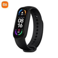 Xiaomi MI Band 6 Smart Watch ,Fitness Tracker with SpO2 Monitor/30 Sports Modes/1.56 inch AMOLED Screen/5ATM Waterproof Wristband Smart Bracelet (Black)