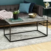 Transitional Mixed Material Coffee Table by Manor Park - Multiple Finishes