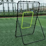 Baseball Throwback Net, Practice Pitchback Net for Pitching Hitting Batting Throwing, Youth Multi-Angle Baseball Return Rebounder, Softball Pitch Back Training Equipment with Strike Zone, L454