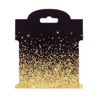 Gold Rhinestone Crusted Hair-Bow Display Cards Small -50 Cards