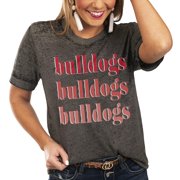 Fresno State Bulldogs Women's Better Than Basic Gameday Boyfriend T-Shirt - Charcoal
