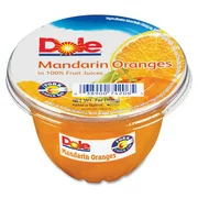 Dole, DFC74206011, Mandarin Oranges Fruit Cups, 12 / Carton