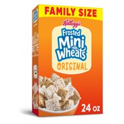 Kellogg's Frosted Mini-Wheats Breakfast Cereal, Original, Family Size, Good Source of 7 Vitamins and Minerals, 24oz