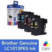 Brother Genuine LC1013PKS Standard-Yield Color Ink Cartridges, 3-Pack