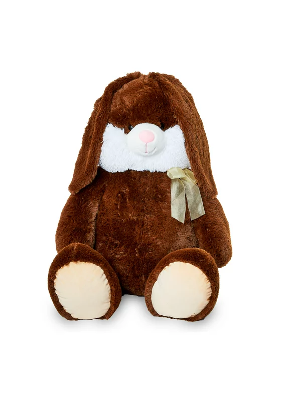 Way To Celebrate Easter Plush 29inch Extra Large Brown Bunny Plush