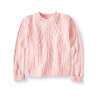 Pink Angel Girls Pearl Cable Knit Sweater, Sizes 4-16
