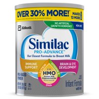 Similac Pro-Advance Baby Formula Powder, 1.93-lb Tub (Choose Count)