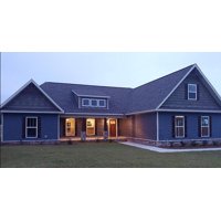 BLUE HOUSE PLANS - BHP-7900: 3 BED, 2 BATH, NARROW LOT, EUROPEAN STYLE WITH A 2 CAR ATTACHED GARAGE AND A SECOND FLOOR BONUS ROOM
