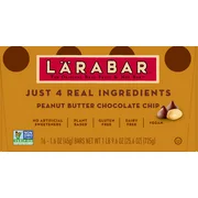 Larabar Peanut Butter Chocolate Chip, Gluten Free Vegan Fruit & Nut Bar, 16 Ct