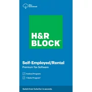 HRB Digital LLC H&R Block Tax Software Premium 2020 (Mac Download)