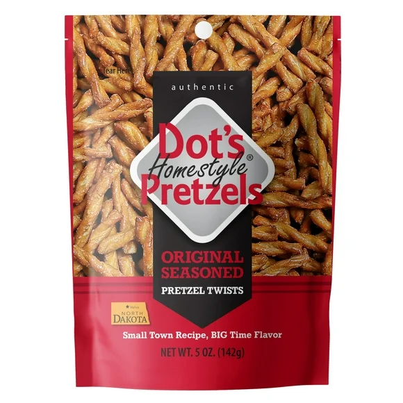 Dot's Homestyle Pretzels Original Seasoned Pretzel Twists, 5 oz