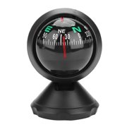 OTVIAP Black Electronic Adjustable Military Marine Ball Night Vision Compass for Boat Vehicle,Boat Compass, Ball Compass