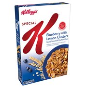 Kellogg's Special K, Breakfast Cereal, Blueberry with Lemon Clusters, Made with Real Oat Clusters, 12.8oz Box(Pack of 10)