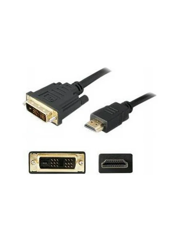 6ft HDMI 1.3 Male to DVI-D Single Link (18+1 pin) Male Black Cable For Resolution Up to 1920x1200