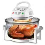 NutriChef PKAIRFR48 - Halogen Oven Air-Fryer / Infrared Convection Cooker, Healthy Kitchen Countertop Cooking