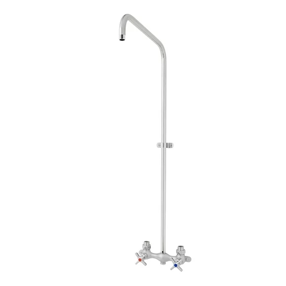Speakman Commander Exposed Industrial Outdoor Shower, Polished Chrome
