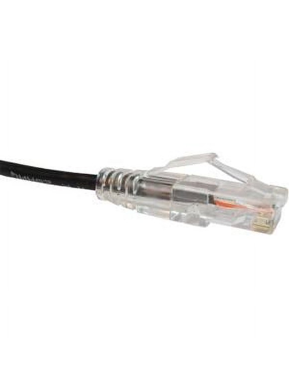 15FT CAT6 BLACK CLEARFIT SLIM SNAGLESS 28AWG PATCH CABLE