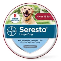 Seresto Flea and Tick Collar for Dogs, 8-Month Flea and Tick Collar for Large Dogs Over 18 Pounds