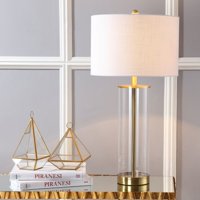 Collins 29.25" Glass LED Table Lamp, Brass Gold