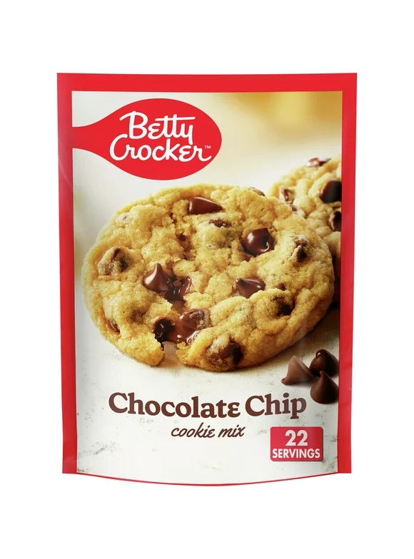 Betty Crocker Chocolate Chip Cookies, Cookie Baking Mix, 17.5 oz