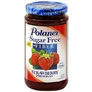 Polaner Sugar Free Strawberry Preserves, 13.5 oz (Pack of 12)
