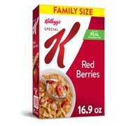 Kellogg's Special K Breakfast Cereal, Red Berries, Family Size, Made with Real Strawberries, 16.9oz