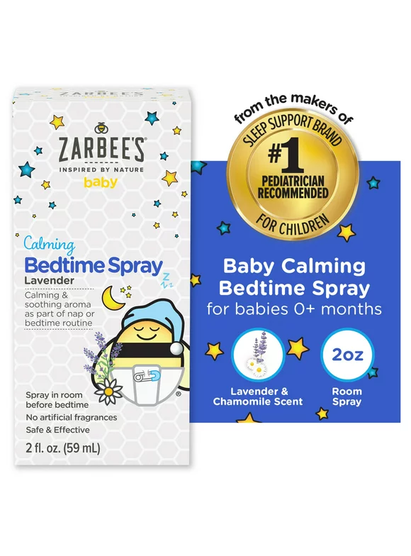 Zarbee's Baby Calming Lavender Bedtime Spray, 2 fl oz