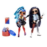 LOL Surprise OMG Remix Rocker Boi and Punk Grrrl 2 Pack - 2 Fashion Dolls with Music