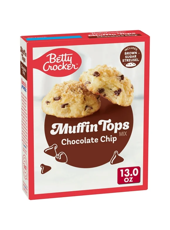 Betty Crocker Muffin Tops Mix, Chocolate Chip, 13 oz