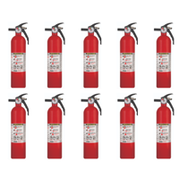 Kidde 1A10BC Basic Use Fire Extinguisher, 2.5 lbs. 10 Pack.