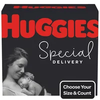 Huggies Special Delivery Hypoallergenic Baby Diapers (Choose Size & Count)