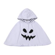 Newborn Baby Boy Girl Halloween Costumes Cloak Ghost Print Cape Robe Halloween Cosplay Outfits