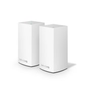 Linksys Velop Dual Band AC2400 Intelligent Mesh WiFi Router Replacement System | 2 Pack | Coverage up to 3,000 Sq Ft | DX Daily Store Exclusive