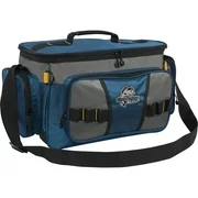 Okeechobee Fats Large Soft-Sided Tackle Bag with 2 Large Utility Lure Box Storage Containers, Blue