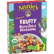 Annie's Organic Fruity Bunnies & Blossoms Cereal, 10 oz