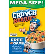 Cap'n Crunch's Crunch Berries Sweetened Corn & Oat Cereal, Mega Size, 33 oz Box