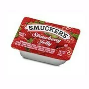200 PACKS : Smucker's 1/2 Oz Strawberry Jelly