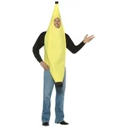 Banana Costume Fruit Halloween Costumes, Adult One Size
