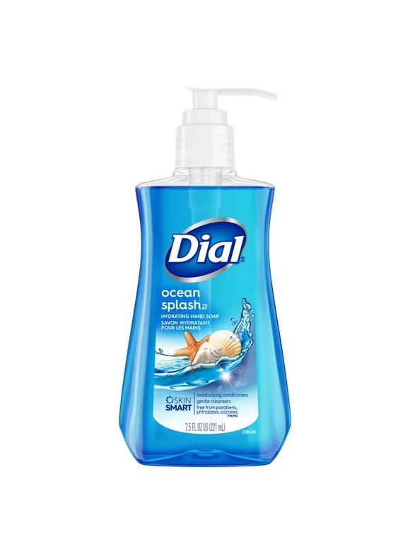 Dial Moisturizing Liquid Hand Soap, Ocean Splash, 7.5 fl oz