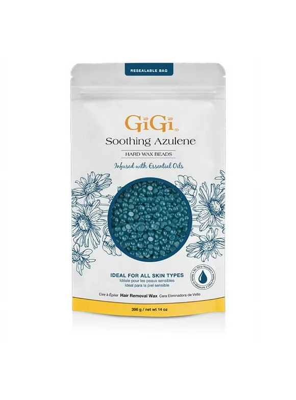 Gigi Soothing Azulene Hard Wax Beads - 14 oz