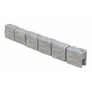 True Form Plastic Greystone Flex-Wall Landscape Edging, 4 Foot Section