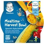 (Pack of 8) Gerber Mealtime Harvest Bowls, 4.5oz Tray