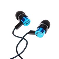 Abody 1.1M Reflective Fiber Cloth Line Noise Isolating Stereo In-ear Earphone Earbuds Headphones with 3.5 MM Jack Standard