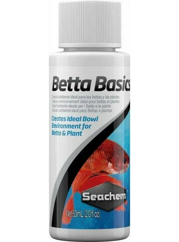 Seachem Betta Basics Aquarium Water Conditioner [Aquarium, Water Treatments] 2 oz